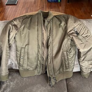 Bomber jacket very nice for spring